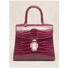 Brillant MM Shiny Alligator - Prune (Available for HK only)