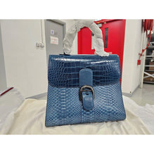 Brillant Black Edition Python Lissé Alli - Bleu de Prusse (Available for HK only)
