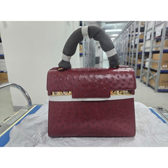Tempête MM + B - Ostrich - Burgundy (Available for All Market)