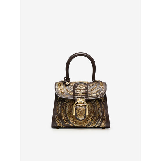 Brillant Mini S Sunset Box Calf - Gold - Ebony (Available for All Market)