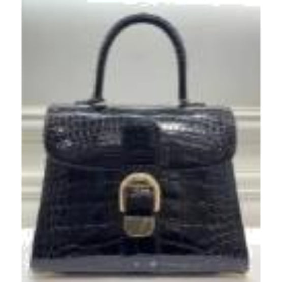 Brillant MM S Le Diva Shiny Alligator - Noir (Available for HK only)
