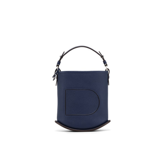 Pin Mini Bucket +C Taurillon Soft - Antwerp Blue (Available for All Market)