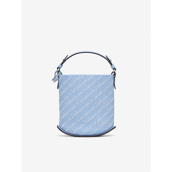 Pin Mini Bucket +C L'Humour Taurillon So - Azure - Ivory (Available for All Market)