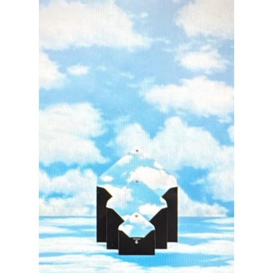 Message L Pouch Supple Calf Lining Cloud - Noir-Ciel (Available for All Market)